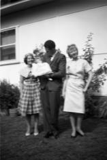 Joan Pat Doris & Neil at christening
