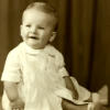 Paul as a babe - a picture of innocence!